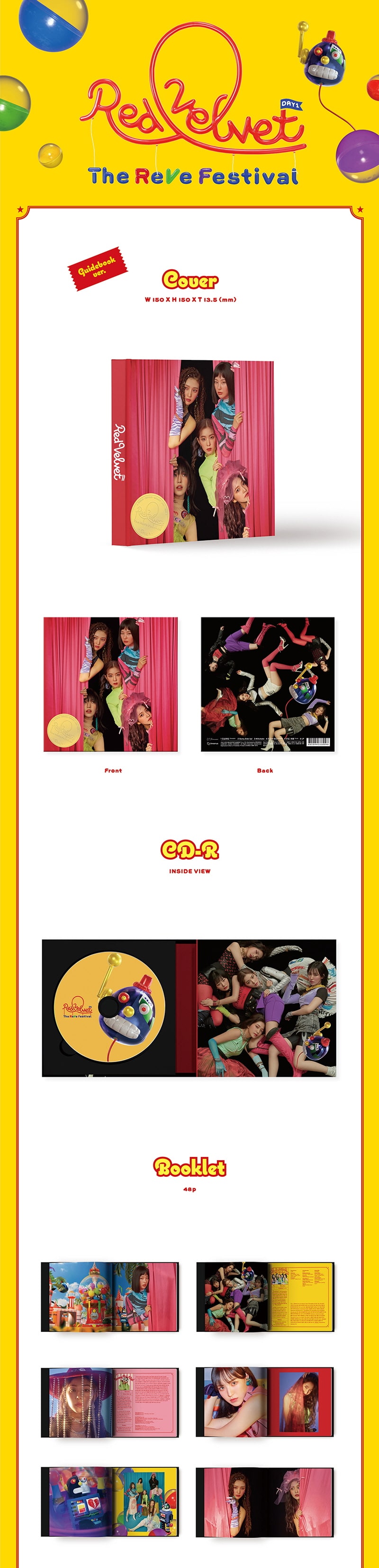 Red velvet Day 1 Photobook レッドベルベット 8枚 - CD